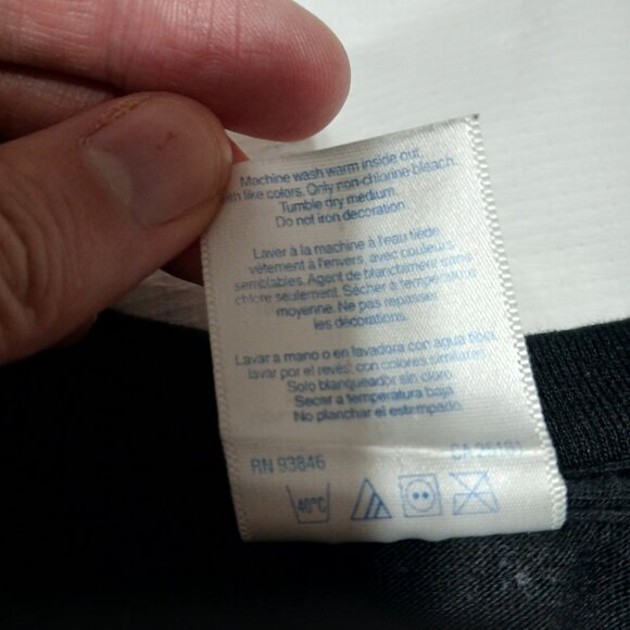 Vintage Y2K 2004 Bike Week No Name Saloon Edgewater, FL pocketed black T-shirt L - Picture 8 of 8